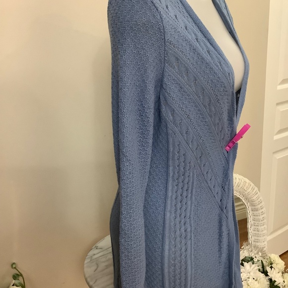 Northern reflections crochet cardigan topper Small - Picture 6 of 9